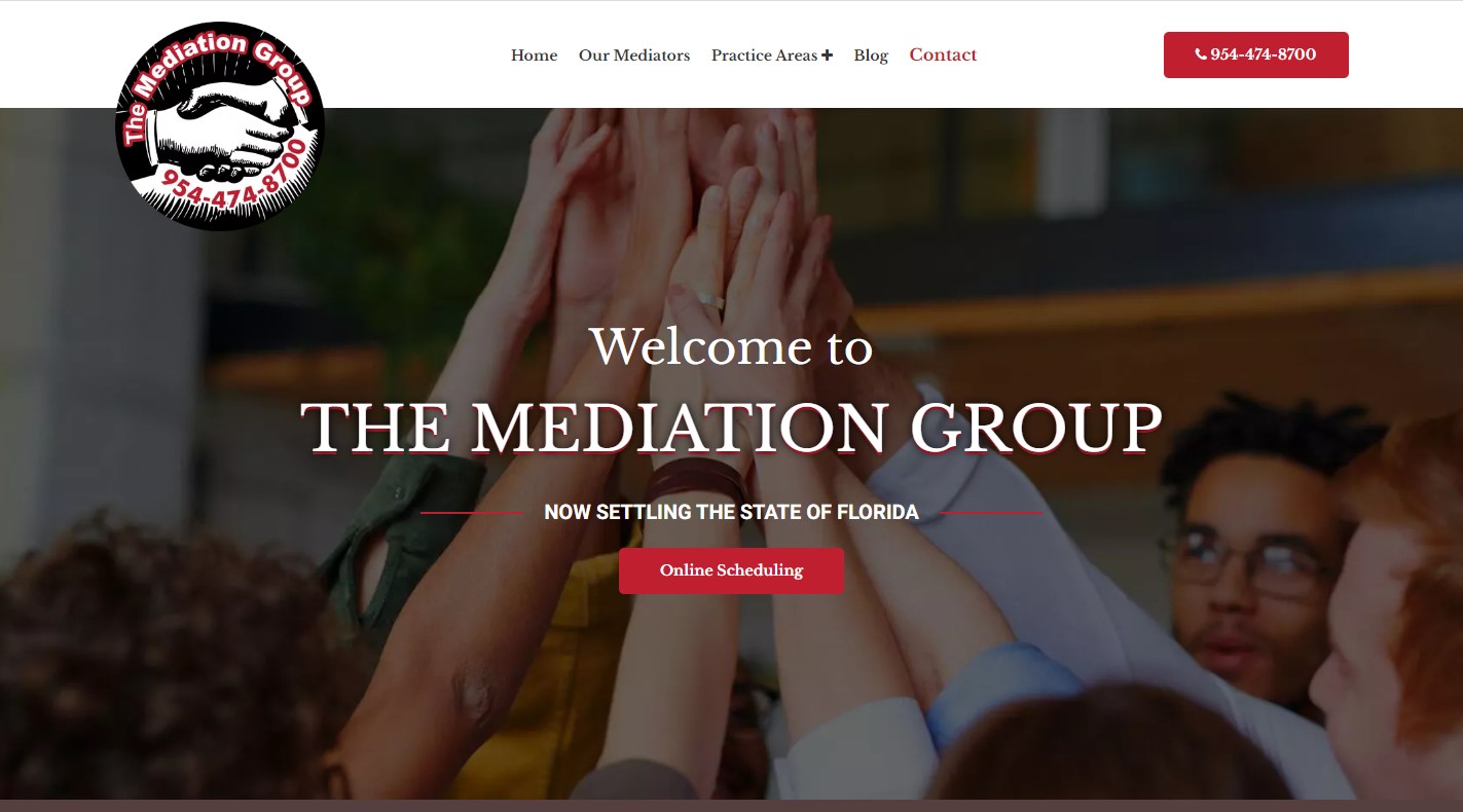 The Mediation Group Website Image